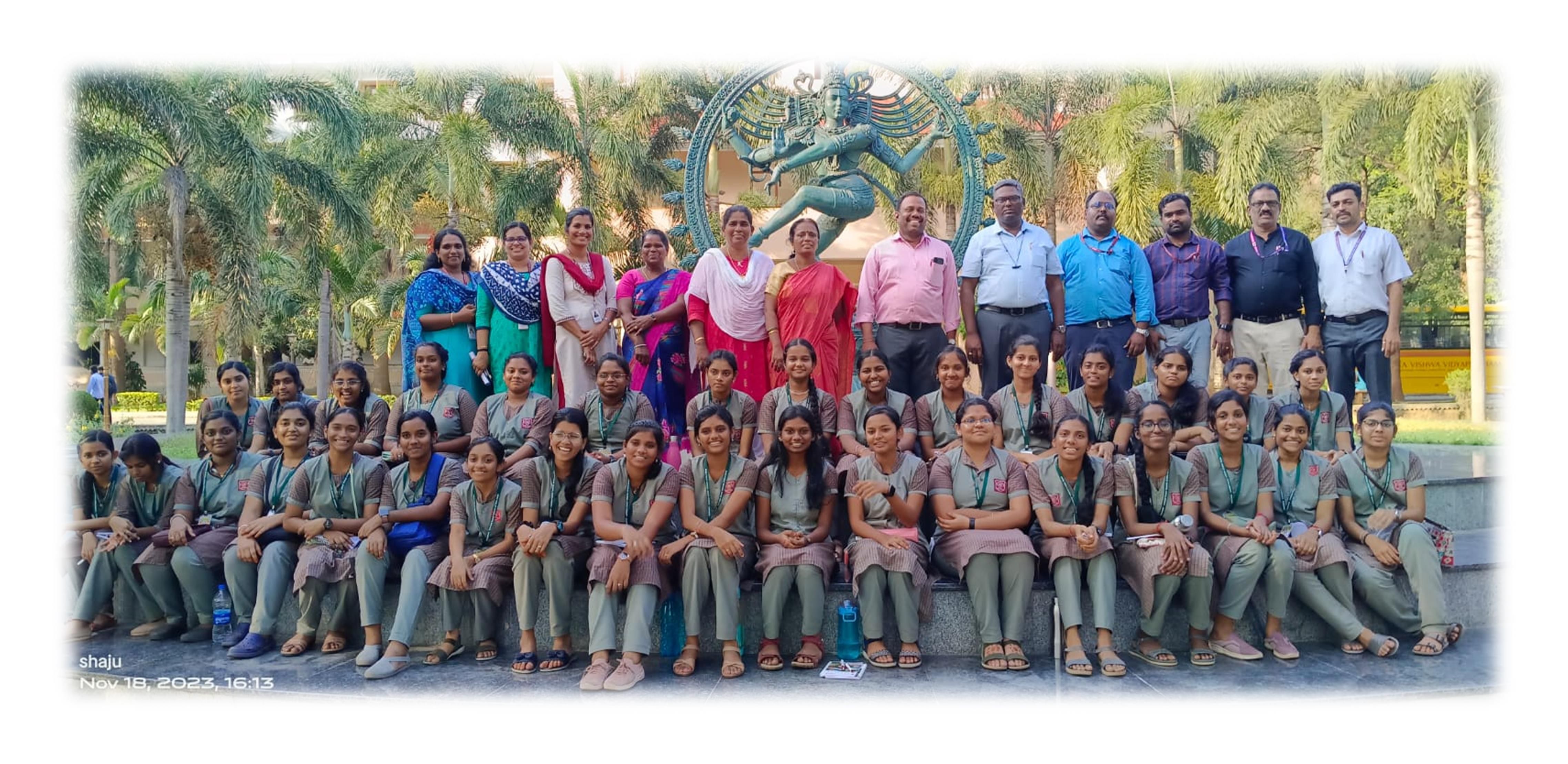 Student Exposure Visit Cum Workshop @ Amrita Vishwa Vidyapeetham, Coimbatore