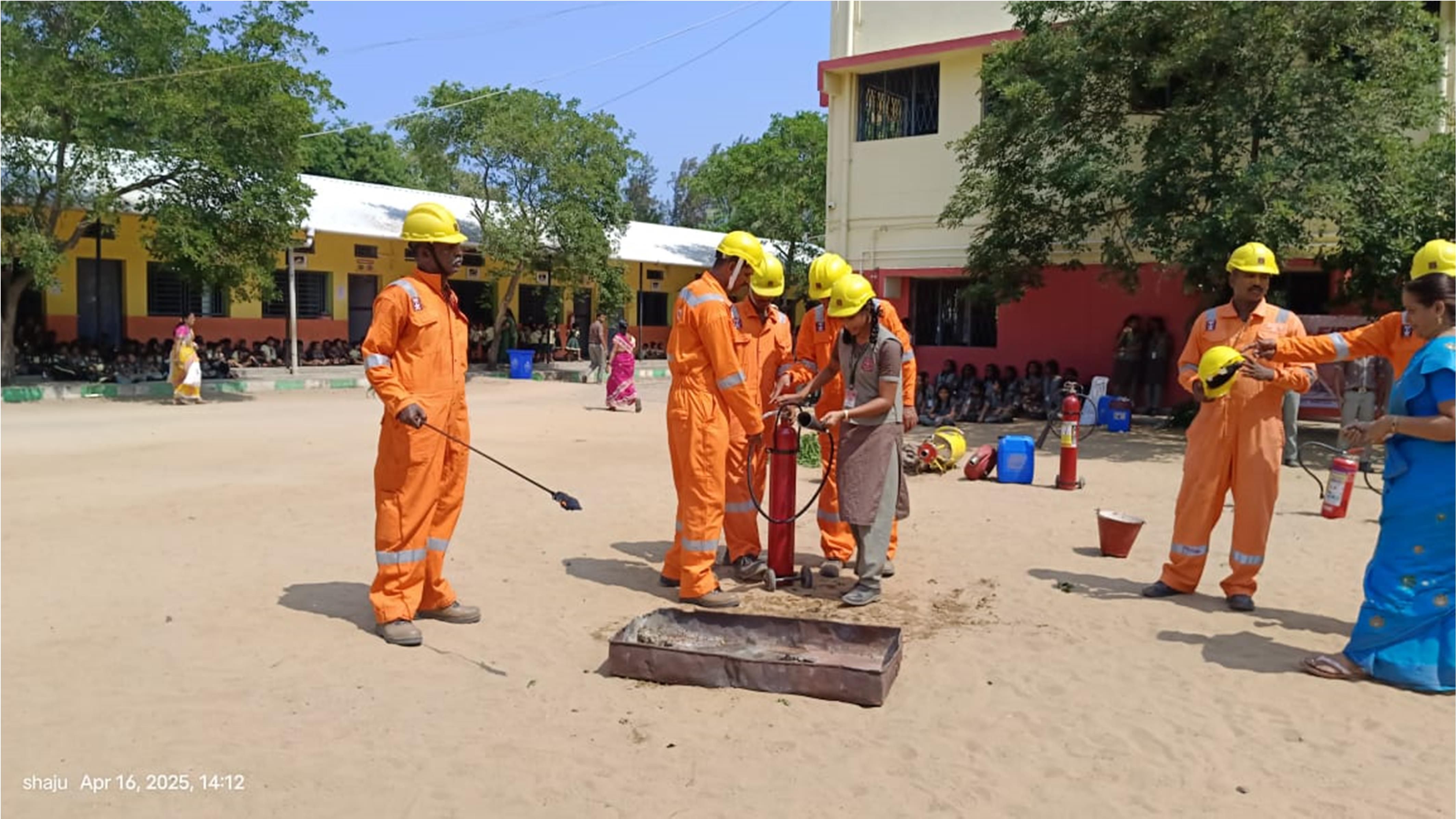 Fire Safety Mock Drill - ONGC